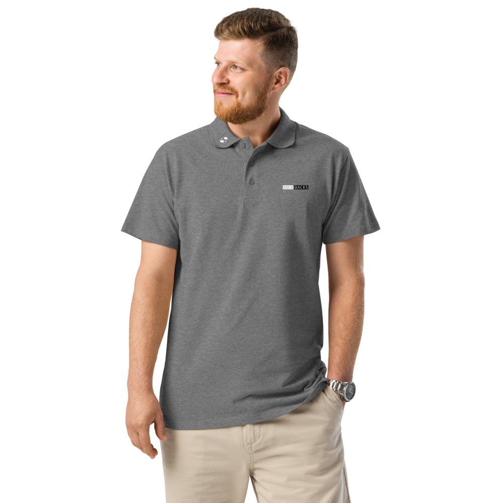 BACK BACKS Polo Shirt – Men’s Classic Casual Polo
