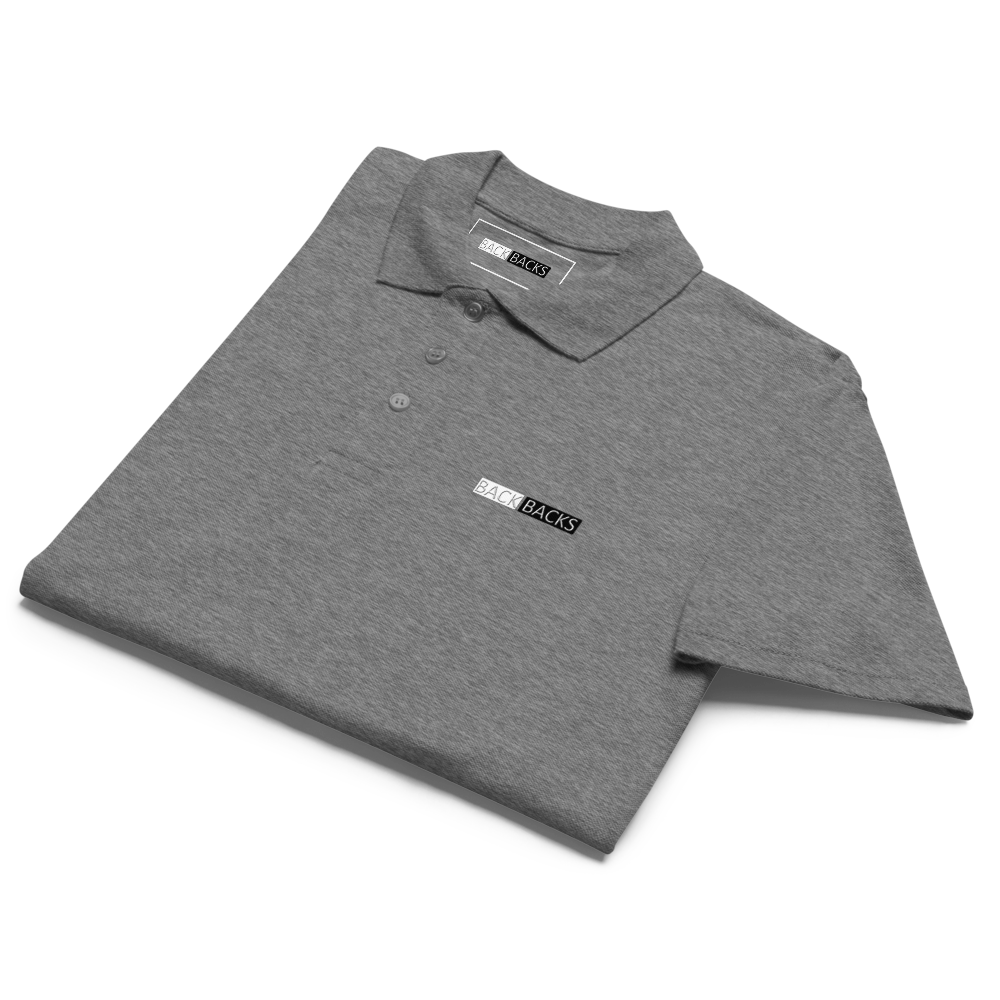 BACK BACKS Polo Shirt – Men’s Classic Casual Polo