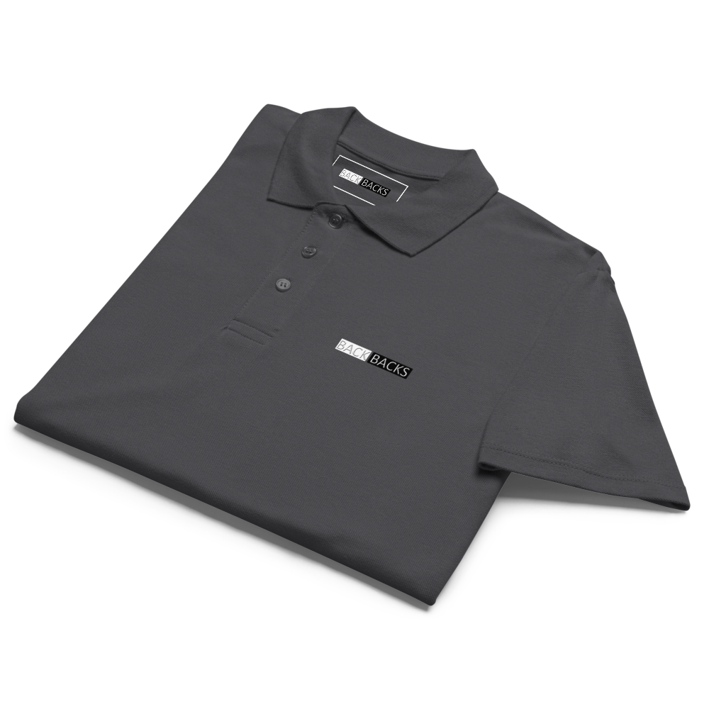 BACK BACKS Polo Shirt – Men’s Classic Casual Polo